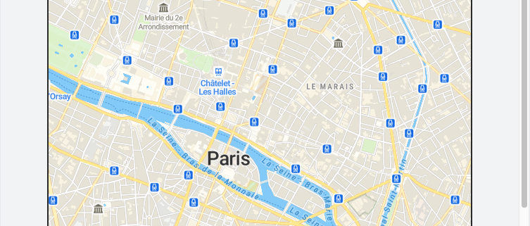 Non-interactive static map image of Paris generated with the MapTiler Static Maps API.